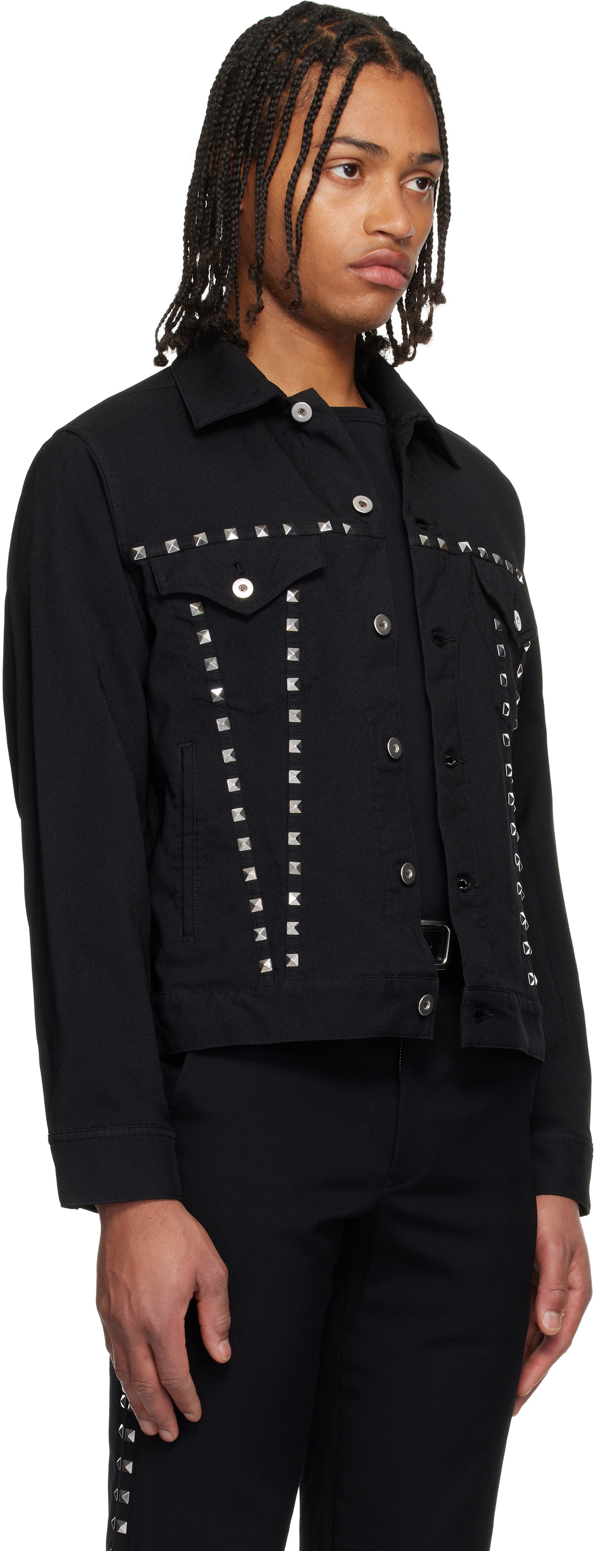 Black Comme des Garçons Black Studded Jacket