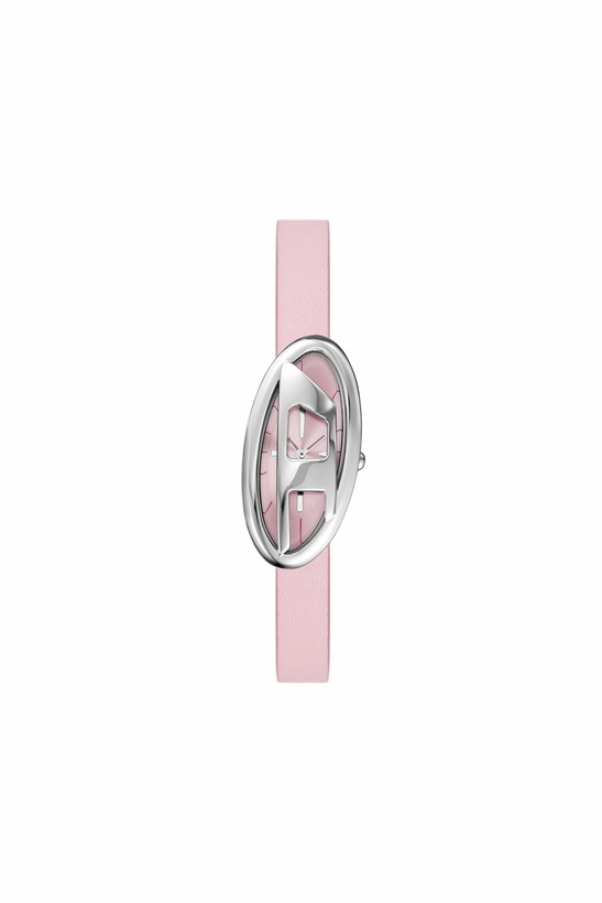 Photo: Diesel D-Era Two-Hand Leather Watch - Timeframes Womens in Pink