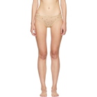 Le Petit Trou Beige Sabrina Micro Star Briefs