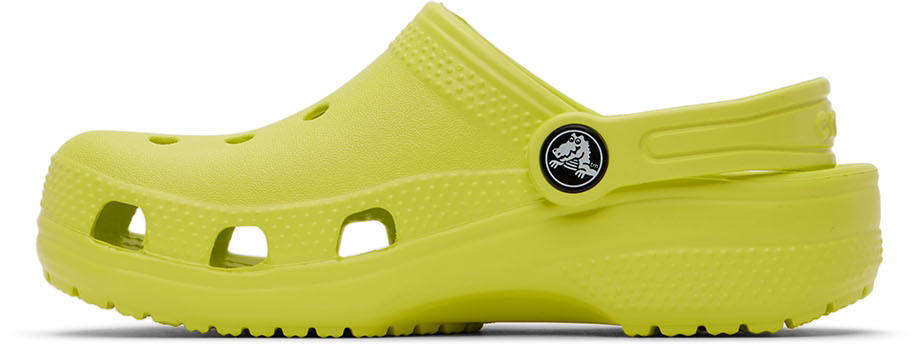 Crocs Kids Yellow Classic Clogs