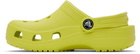 Crocs Kids Yellow Classic Clogs