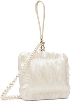 Simone Rocha White Pearl Crossbody Pillowcase Bag