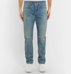 rag & bone - Fit 2 Slim-Fit Distressed Denim Jeans - Blue
