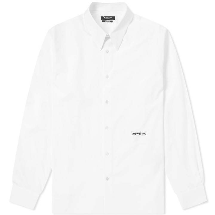 Photo: Calvin Klein 205W39NYC Logo Shirt Optic White