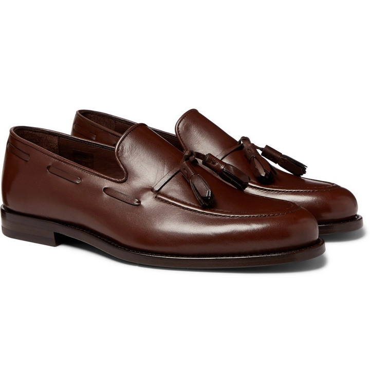 Photo: Paul Smith - Larry Leather Tasselled Loafers - Brown