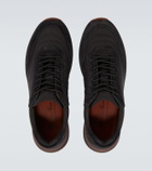 Loro Piana Week End Walk suede-trimmed sneakers
