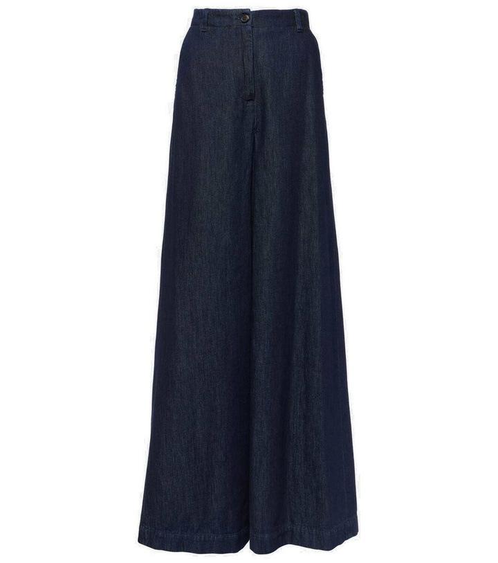 Photo: Dries Van Noten Denim maxi skirt