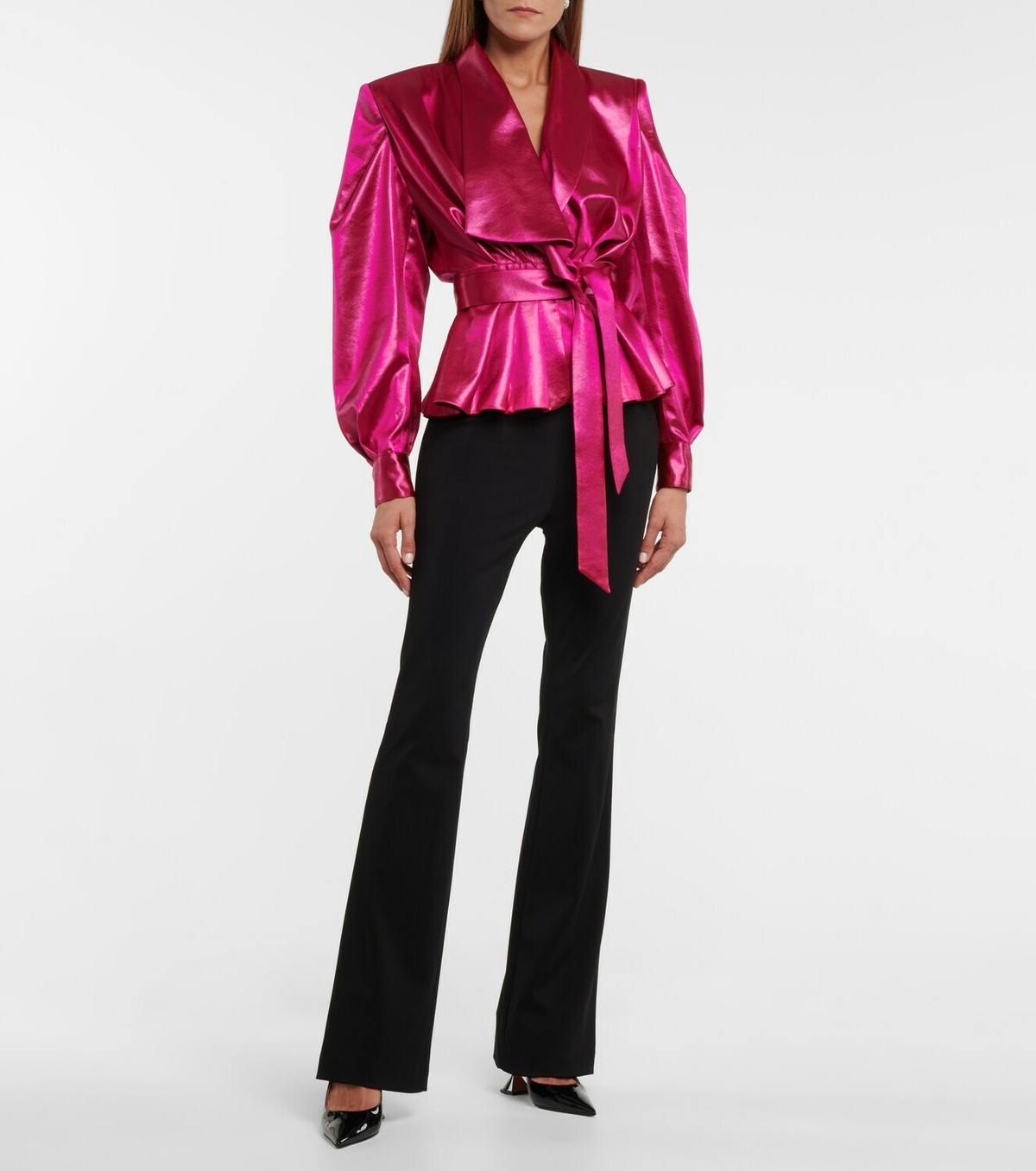Alexandre Vauthier - Belted lamé jacket