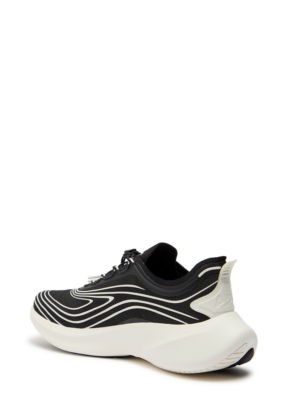Athletic Propulsion Labs Veil Knitted Sneakers Black And White