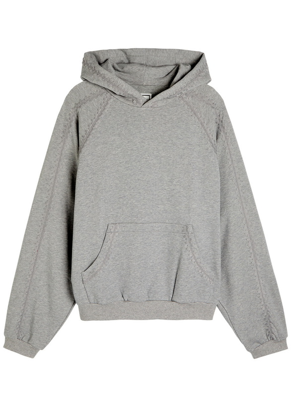 Photo: Wooyoungmi Hooded Cotton Sweatshirt Grey