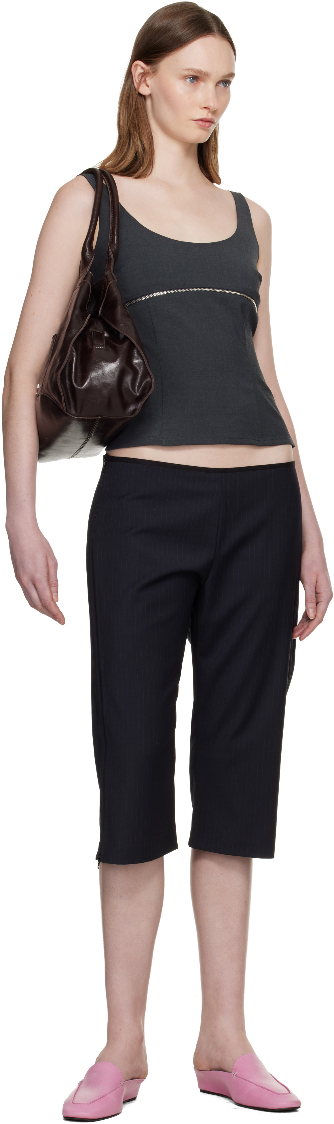 Paloma Wool Gray Lumieti Trousers