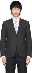 Thom Browne Grey 4-Bar Sport Blazer