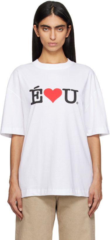 Photo: Études White 'ÉLU' Relax T-shirt