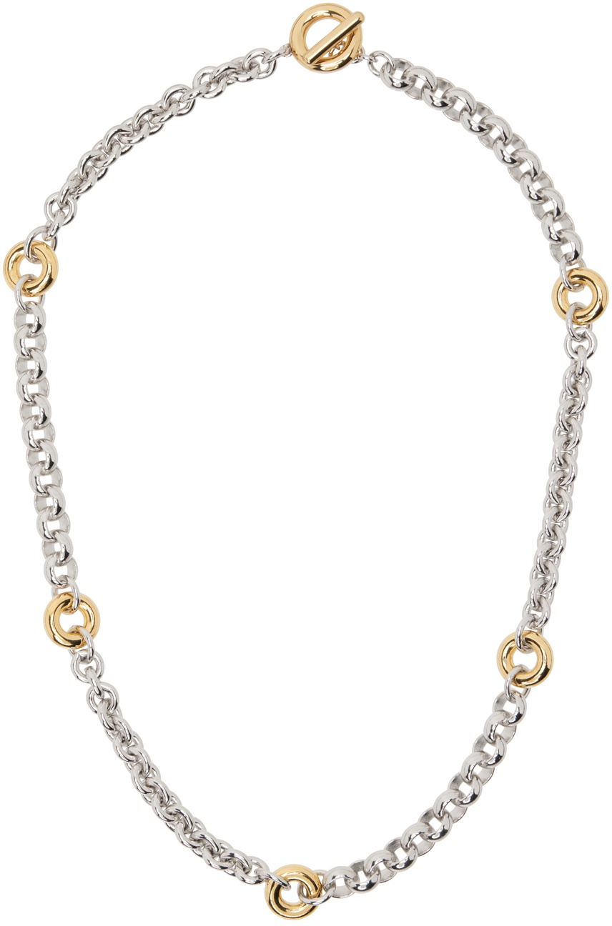 Laura Lombardi Silver & Gold Fillia Necklace
