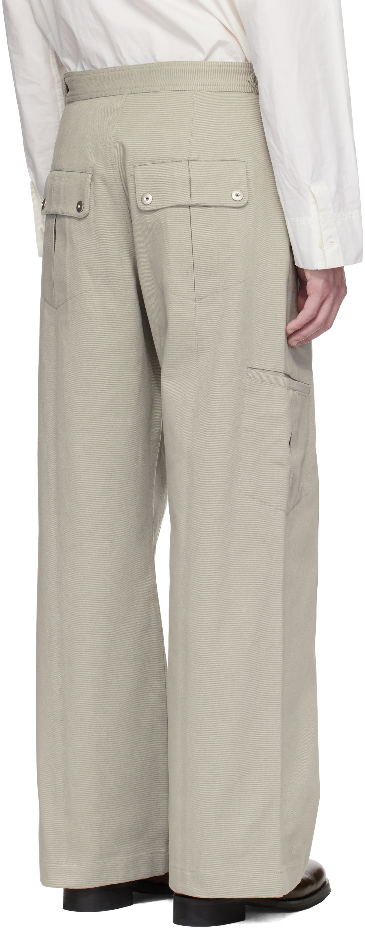 Omar Afridi Gray Carol Cargo Pants