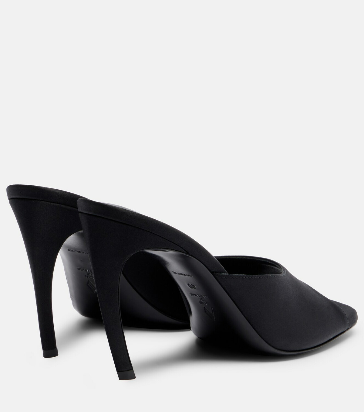 The Attico Betta satin mules