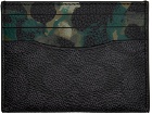 Coach 1941 Gray Camouflage Card Holder