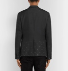 1017 ALYX 9SM - Black Slim-Fit Silk and Wool-Blend Jacquard Suit Jacket - Black