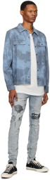 Ksubi Blue Scorpio Denim Shirt