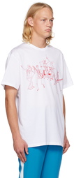 Alexander McQueen White Graphic T-Shirt