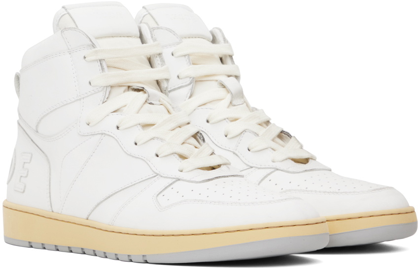 Rhude White Rhecess Hi Sneakers