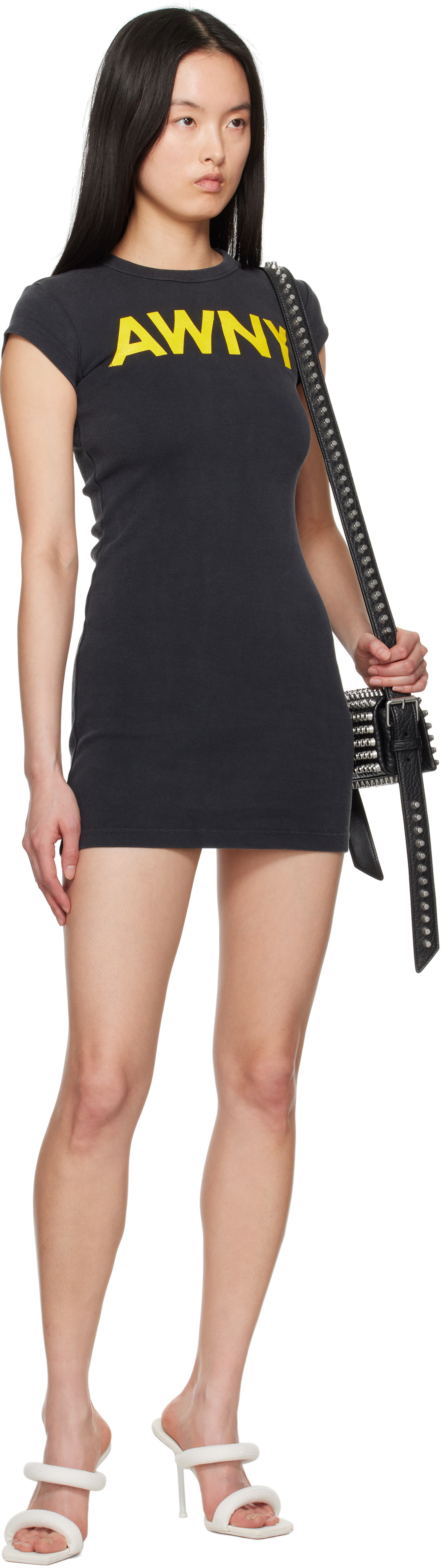 Mini dress with logo