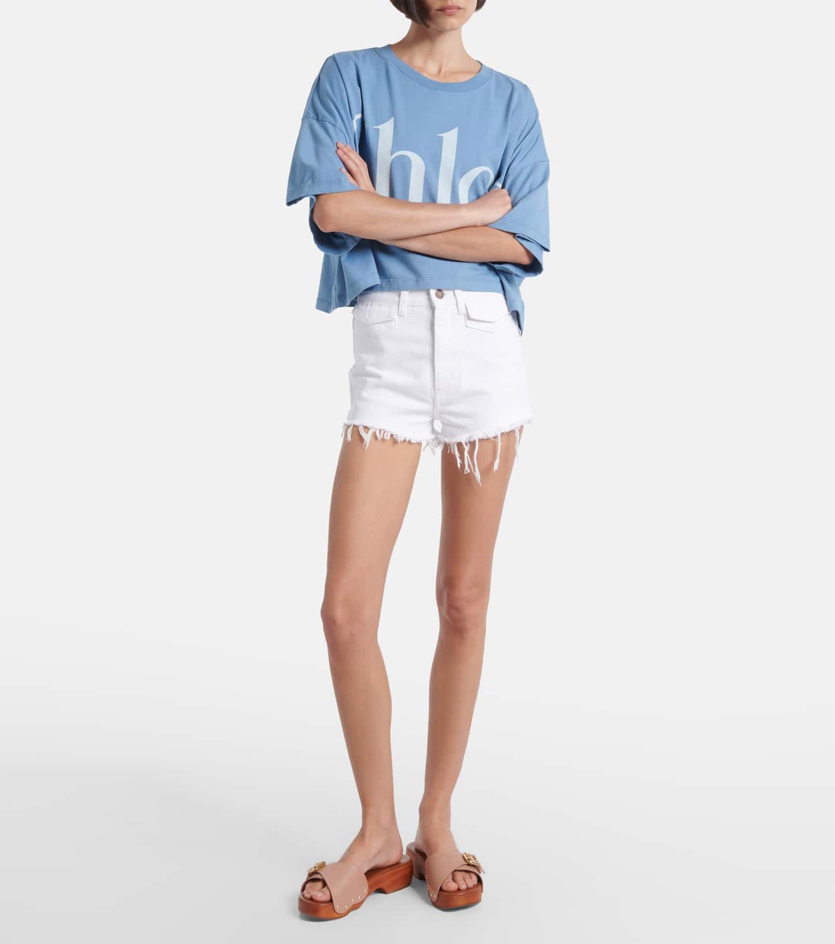 Chloé Jeannette 40 embellished leather clogs