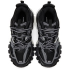 Balenciaga Black and Grey Track Sneakers