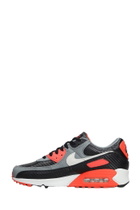 Nike Air Max 90 Sneakers In Grey Leather And Fabric