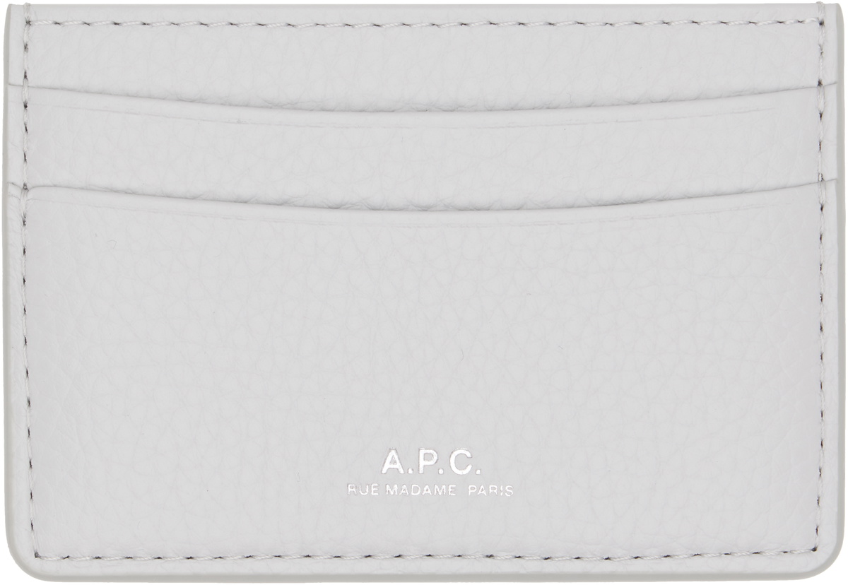 A.P.C. Gray André Card Holder