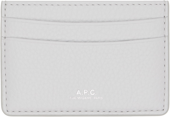 Photo: A.P.C. Gray André Card Holder