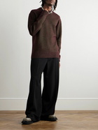 Jil Sander - Boiled Wool-Blend Sweater - Brown