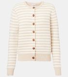 The Upside Isabeli striped cotton cardigan