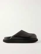Rick Owens - Padded Leather Platform Mules - Black