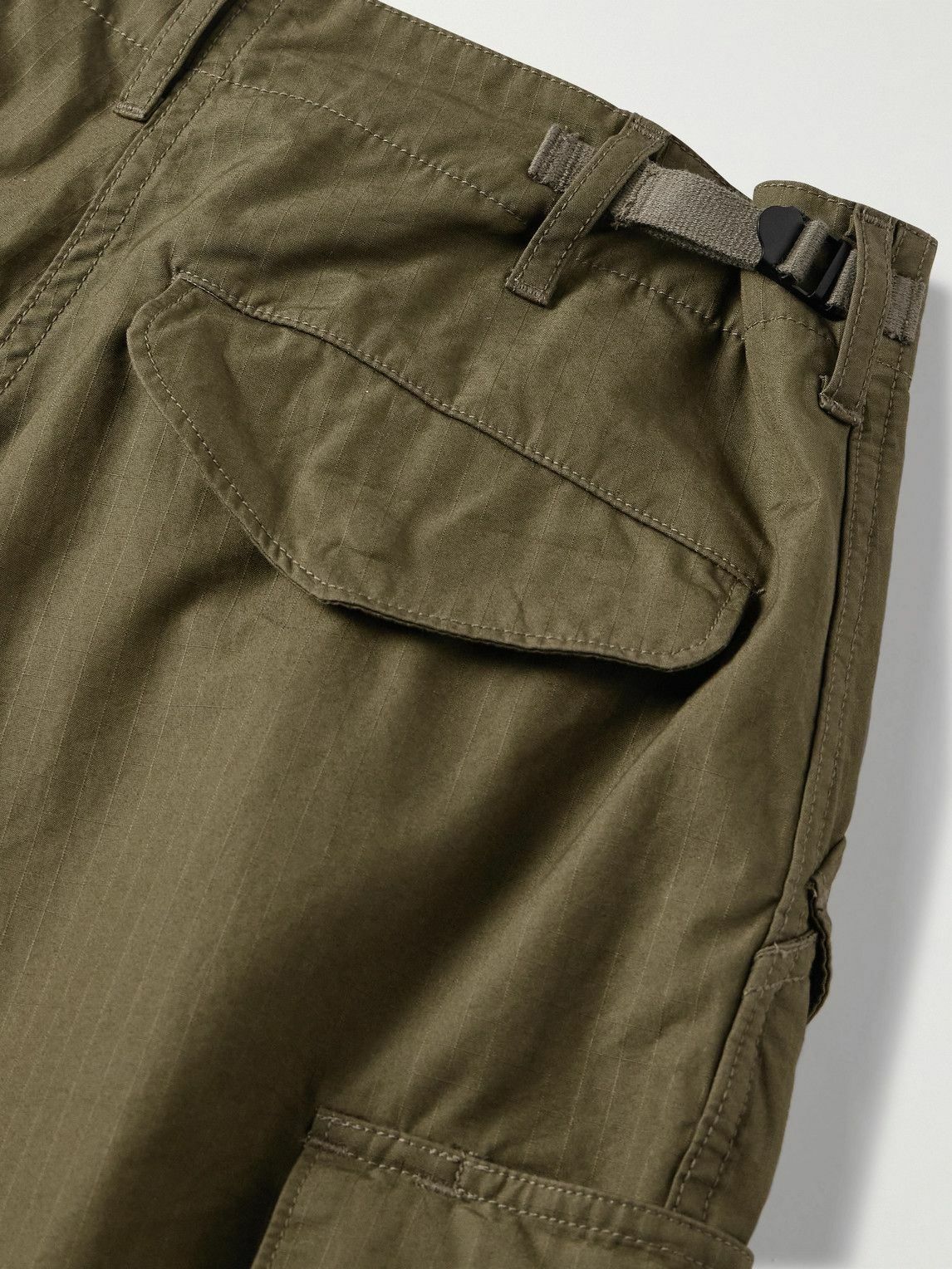 Beams Plus - Straight-Leg Cotton-Ripstop Cargo Shorts - Green