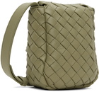 Bottega Veneta Green Mini Vertical Cobble Pouch