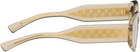 Gucci Yellow Monogram Wirecore Sunglasses
