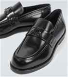 Alexander McQueen Seal Logo leather loafers