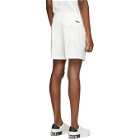 Dolce and Gabbana White Cuffed Shorts