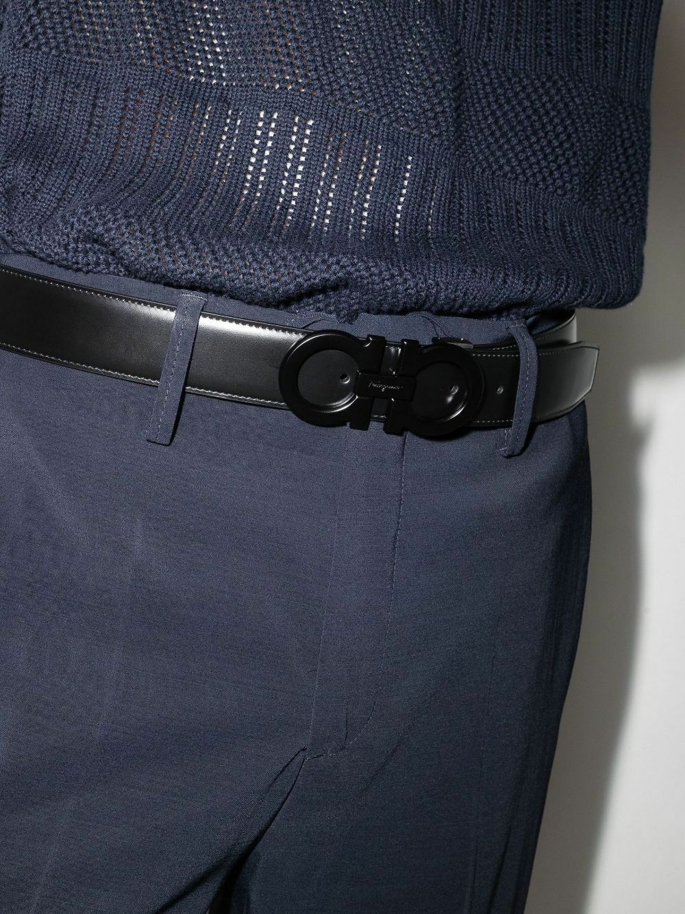 salvatore ferragamo double gancio belt