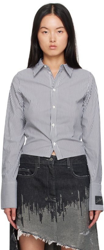 Photo: JW Anderson Gray Striped Shirt