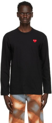 COMME des GARÇONS PLAY Black Heart Long Sleeve T-Shirt