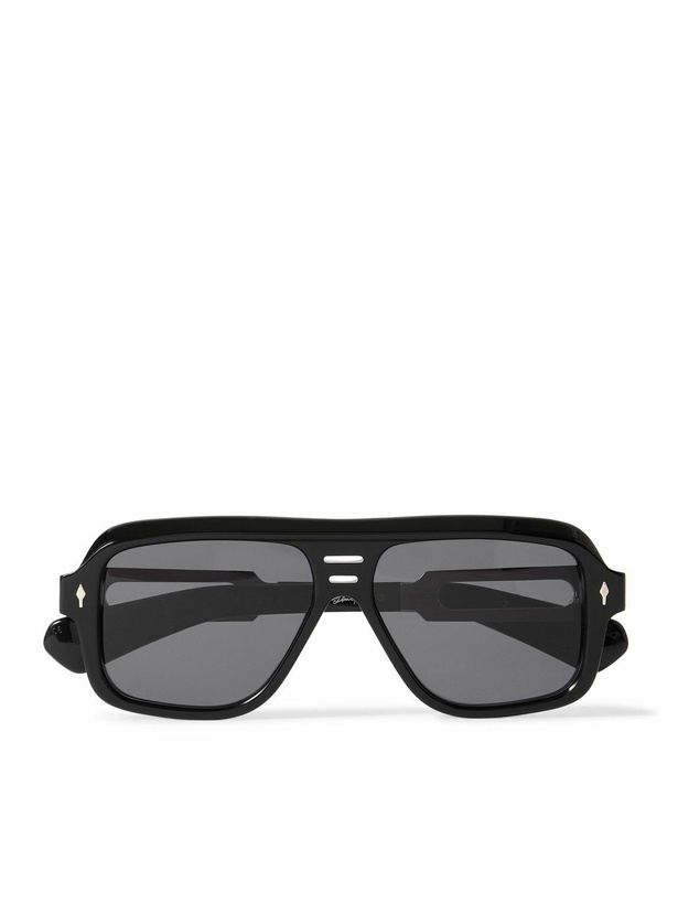 Photo: Jacques Marie Mage - Glenn Gould Fugue Aviator-Style Acetate and Silver-Tone Sunglasses