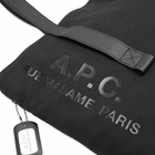 A.P.C. Men's Sense Shopper Bag in Black