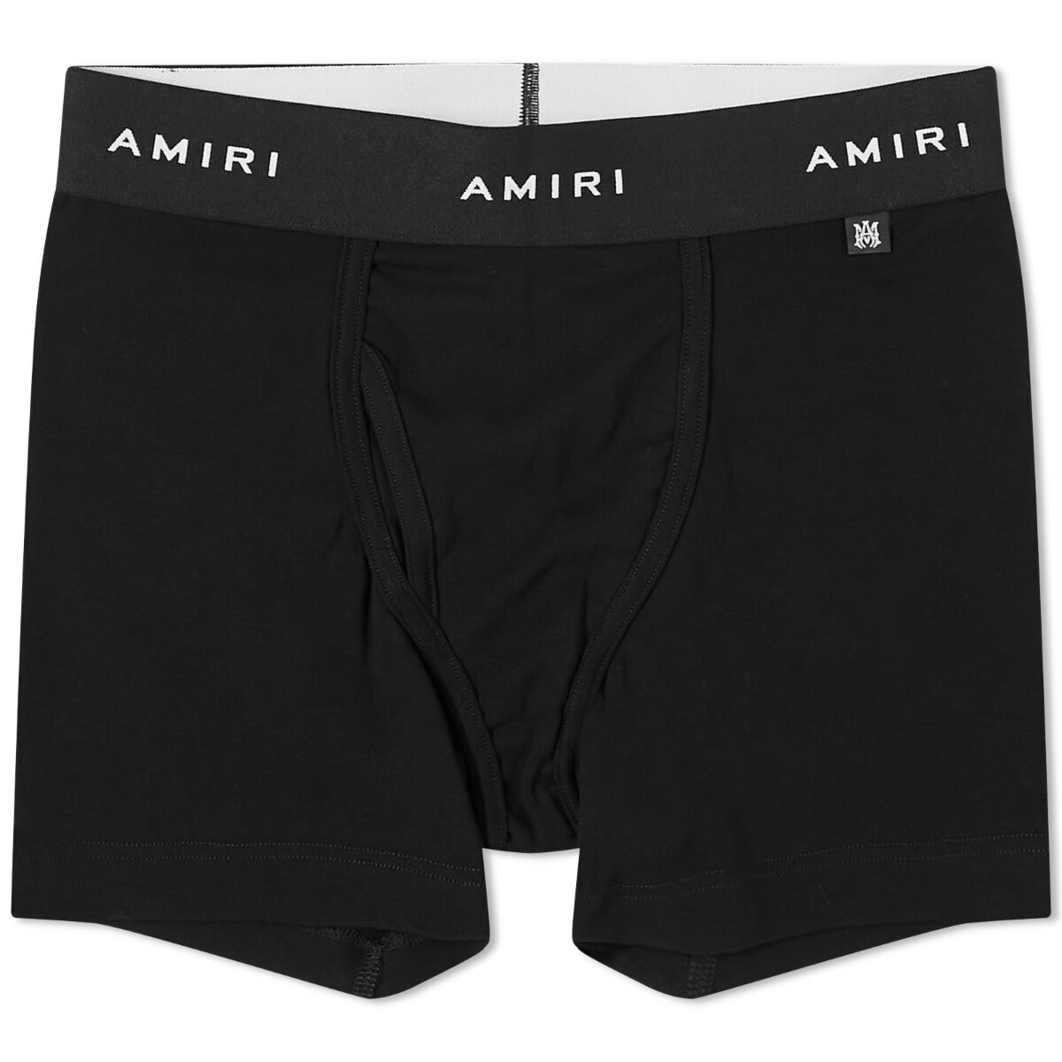 AMIRI Men's Label Boxer Shorts in Black