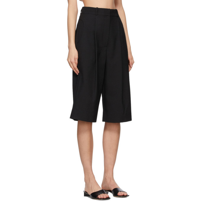 [LOW CLASSIC] / ☆ 25SS LOW WAIST SHORT TROUSER / BLACK LOW CLASSIC Black Bermuda Shorts Low Classic