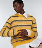 Marni - Striped mohair-blend sweater