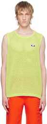 AAPE by A Bathing Ape Green Patch Tank Top