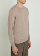 Allude Cashmere Jumper Taupe