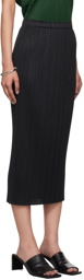 PLEATS PLEASE ISSEY MIYAKE Black Basics Midi Skirt